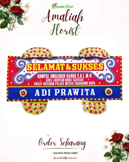 Papan Bunga Ucapan Selamat Asemrudung